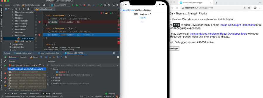 react native debug with webstorm15