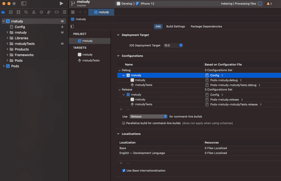 react native env ios4