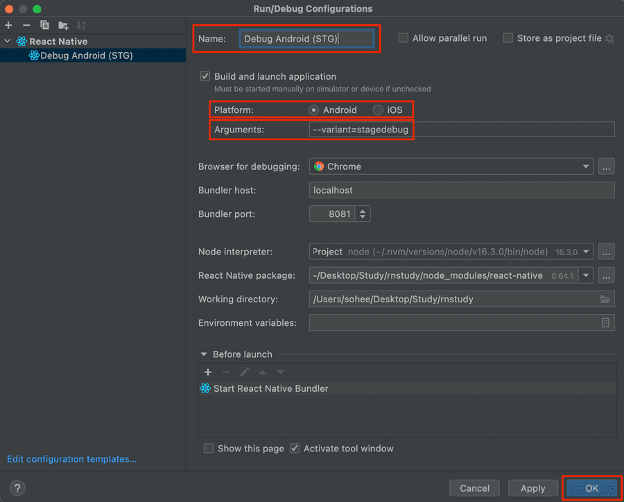 react native debug with webstorm3